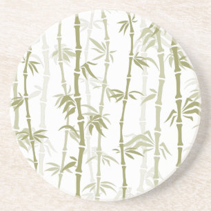Modern Bamboo Trees Coaster