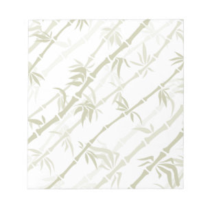 Modern Bamboo Trees Notepad