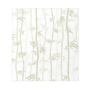 Modern Bamboo Trees Notepad