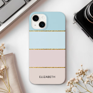 Modern band Elegant Pastel Green Tone Case-Mate iPhone 14 Case