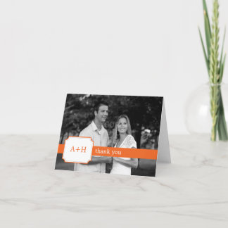 Modern Band Thank You Cards (Orange)
