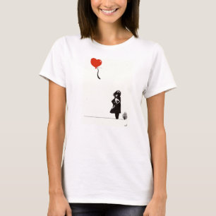 Modern Bansky Girl T-Shirt