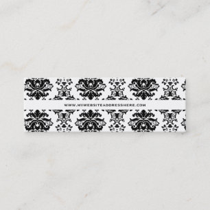 Modern Baroque Skinny Website Business Card