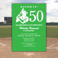 Modern Baseball Player Men's 50th Birthday