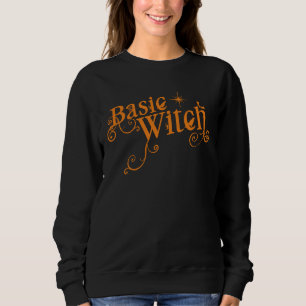 Modern Basic Witch Gothic Costume Halloween Sweatshirt