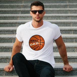 Modern Basketball Best Dad Ever Father`s Day T-Shirt