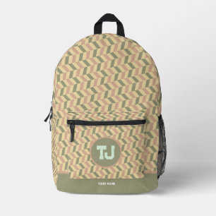 Modern Basketball Pattern Back to School Printed Backpack