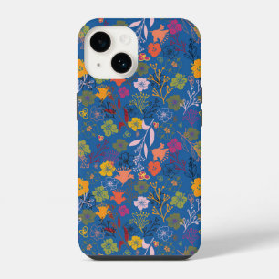 Modern Batik Victoria Blue iPhone 14 Case