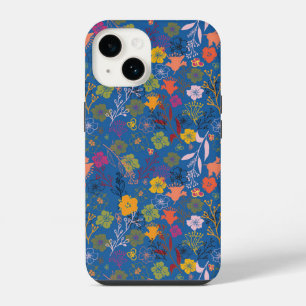 Modern Batik Victoria Blue iPhone 14 Case