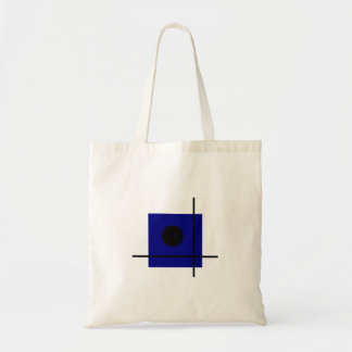 Modern Bauhaus Art Blue Composition Tote Bag