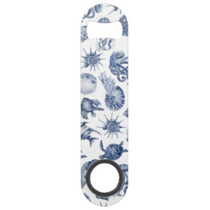 Modern Beach Coastal Watercolor Wedding Blue