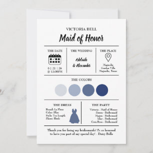 Modern Beach Coastal Watercolor Wedding Blue Invitation