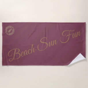 Modern Beach Towel