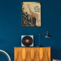 Modern Beautiful Giraffe Animal Art