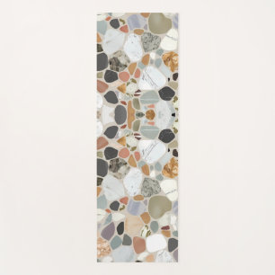Modern beautiful marble look terrazzo design yoga mat