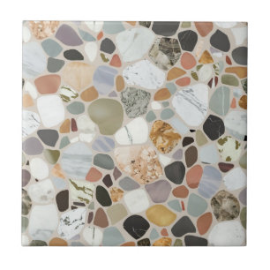 Modern beautiful natural rock terrazzo Pattern Ceramic Tile