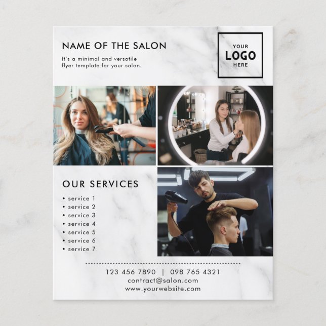 Modern Beauty Branding Design for Professionals Flyer (Front)