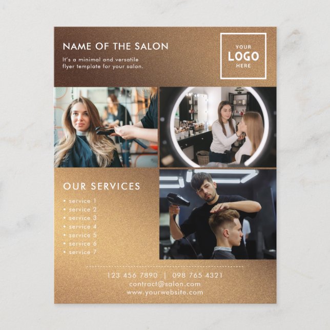 Modern Beauty Branding Design for Professionals Flyer (Front)