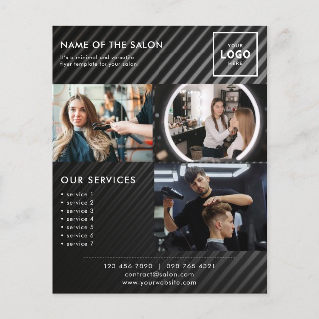 Modern Beauty Branding Design for Professionals Flyer (Front)