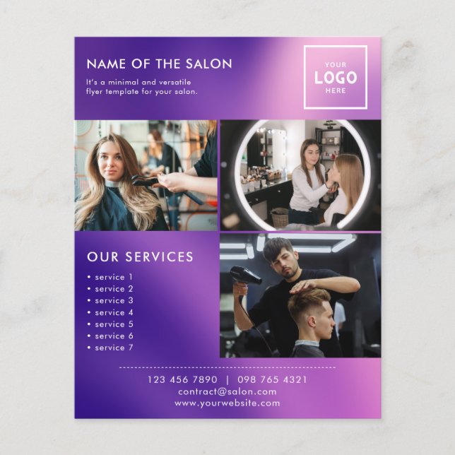 Modern Beauty Branding Design for Professionals Flyer (Front)