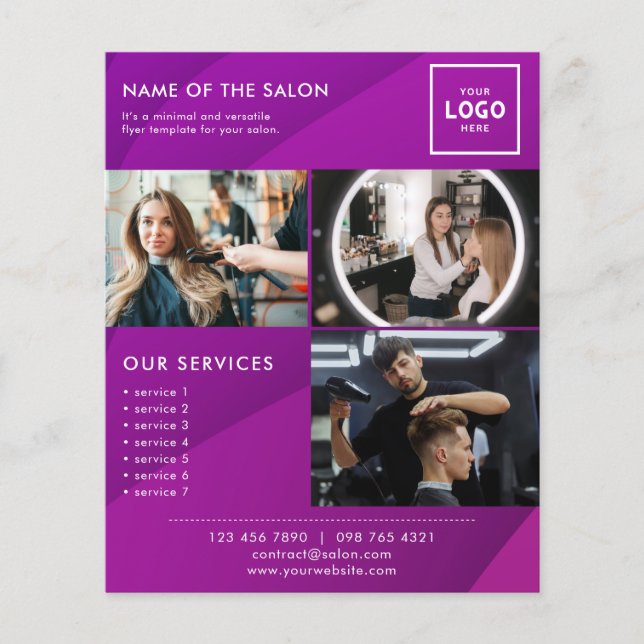 Modern Beauty Branding Design for Professionals Flyer (Front)