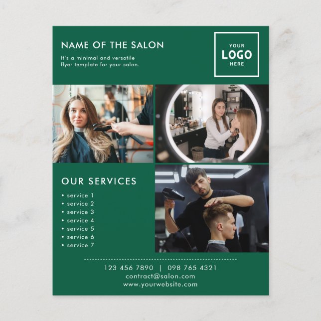 Modern Beauty Branding Design for Professionals Flyer (Front)
