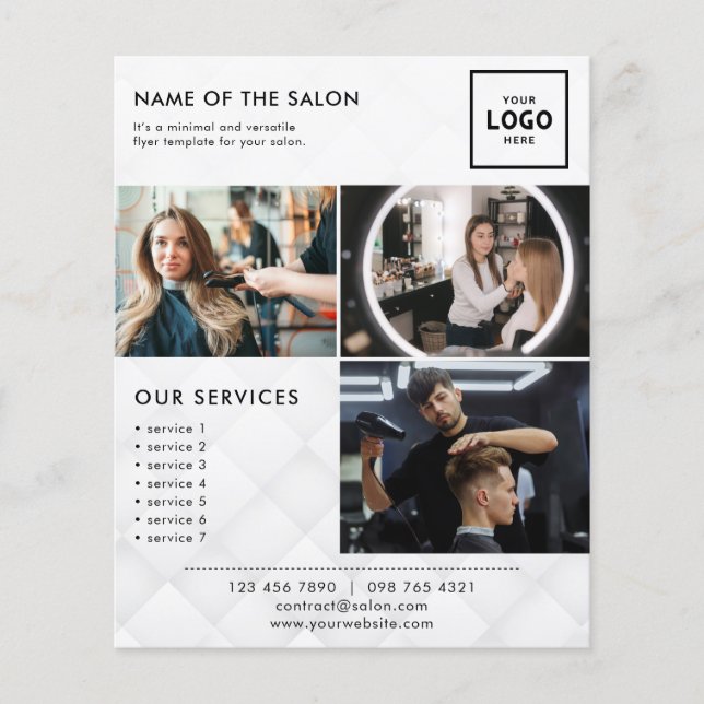 Modern Beauty Branding Design for Professionals Flyer (Front)