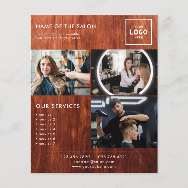 Modern Beauty Branding Design for Professionals Flyer (Front)