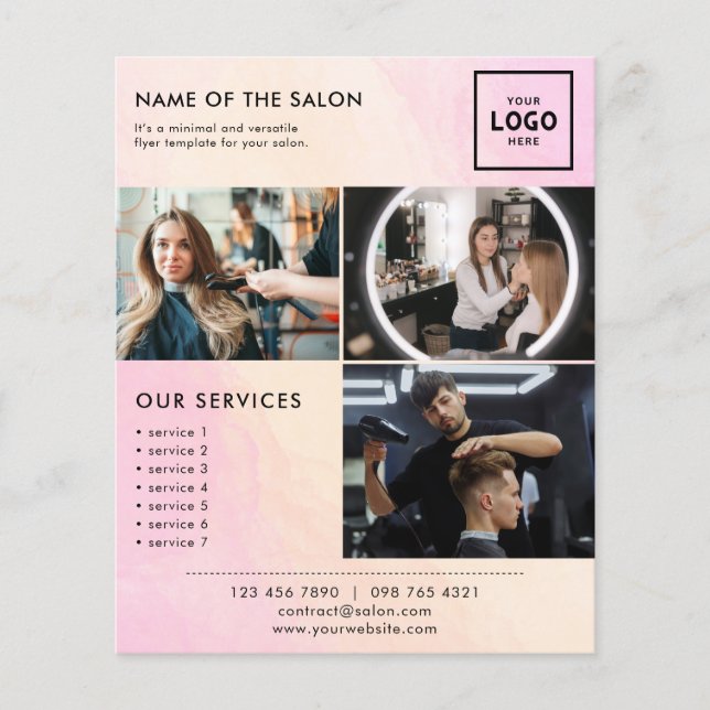 Modern Beauty Branding Design for Professionals Flyer (Front)