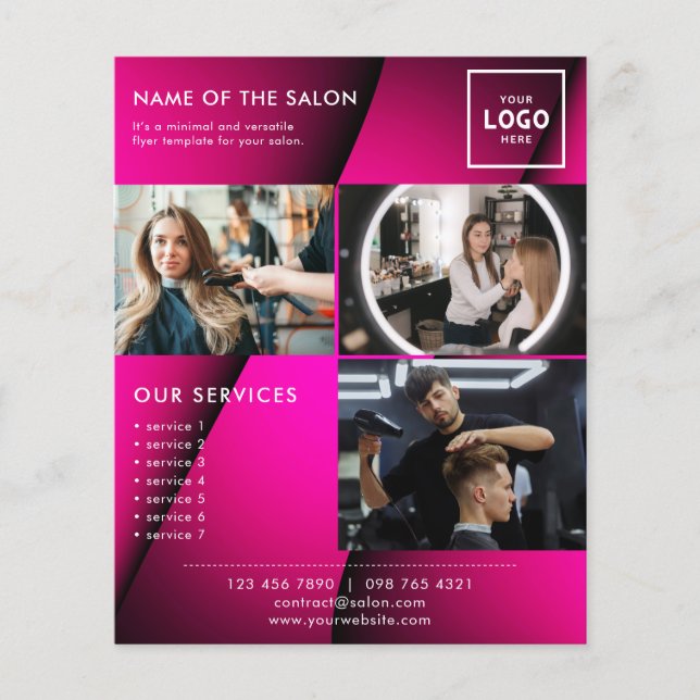 Modern Beauty Branding Design for Professionals Flyer (Front)