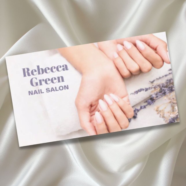 Modern beauty manicure nails nail salon manicurist business card (Modern beauty manicure nails nail salon manicurist business card)