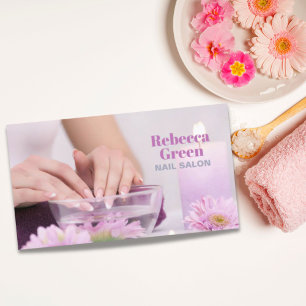 Modern Beauty Manicure Nails Nail Salon Manicurist Business Card