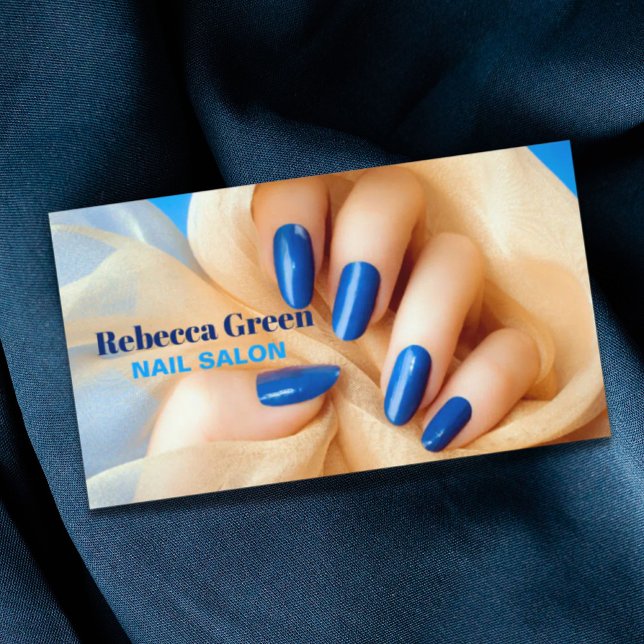 Modern beauty manicurist nail artist nail salon business card (Modern beauty manicurist nail artist nail salon business card)