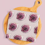 Modern Beauty Pastel Purple Figs Pattern Tea Towel<br><div class="desc">Modern Beauty Pastel Purple Figs Pattern</div>