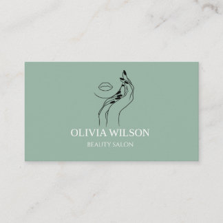 Modern Beauty Salon Business Card | Minimal Style