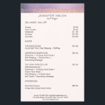 Modern Beauty Wellness Flyer<br><div class="desc">Modern business  flyer,  perfect for you as a nail artist/stylist/expert.Edit your product in minutes by adding your data. You can change the font/color/position by "further personalize".</div>