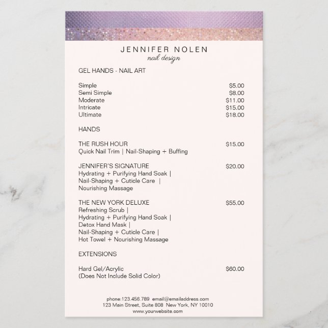 Modern Beauty Wellness Flyer (Front)