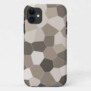 Modern Beige Pattern iPhone 11 Case