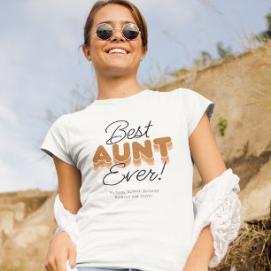 Modern Best Aunt Ever T-Shirt