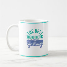Modern Best Brother in the Galaxy Quote Mug