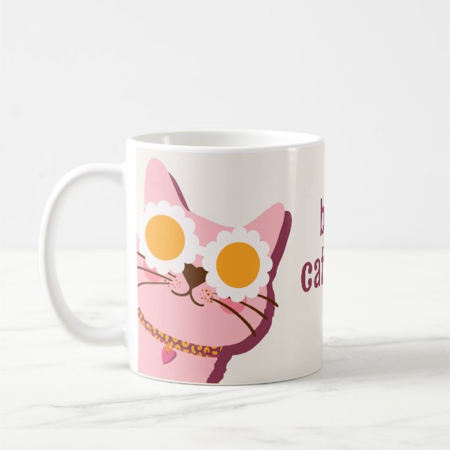 Modern Best Cat Mum Ever Mug (Left)