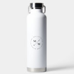 MODERN BEST DAD BY PAR GOLF FATHER'S DAY MONOGRAM  WATER BOTTLE<br><div class="desc">The Modern Monogram Golf Father's Day Best Dad by Par golf water bottle is a stylish and practical accessory for any golf-loving dad. This features a sleek design with a modern customisable monogram of your dad or grandpa and the phrase "Best Dad by Par" on it that also customisable.</div>