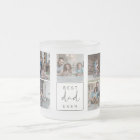 Modern Best Dad Ever Custom Photo Coffee