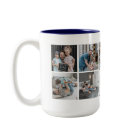 Modern Best Dad Ever Custom Photo Coffee