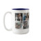 Modern Best Dad Ever Custom Photo Coffee