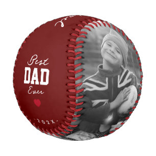 Modern Best Dad Ever Father's Day from daughter Re Baseball