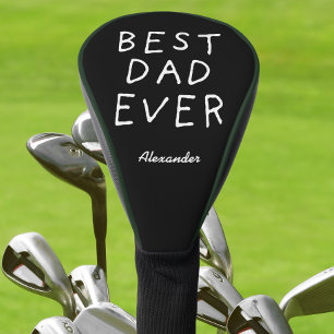 Modern Best Dad Ever Golf Head Cover