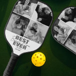 Modern Best Ever Bonus Mum | Photo Collage Pickleball Paddle<br><div class="desc">Looking for the perfect gift for the pickleball-loving mum in your life? Look no further than this sleek and personalised pickleball paddle! With the option to add a photo and a heartfelt message, including the names of her children, this is sure to make a thoughtful and sentimental present. And the...</div>