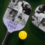 Modern Best Ever Bonus Mum | Photo Collage Pickleball Paddle<br><div class="desc">Looking for the perfect gift for the pickleball-loving mum in your life? Look no further than this sleek and personalised pickleball paddle! With the option to add a photo and a heartfelt message, including the names of her children, this is sure to make a thoughtful and sentimental present. And the...</div>