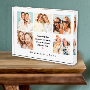 Modern Best Friends 5 Photo Collage Block